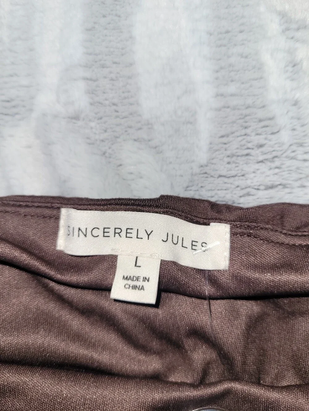 Sincerely Jules Womens Large Brown Bodycon Maxi Skirt Boho Chic Festival Concert